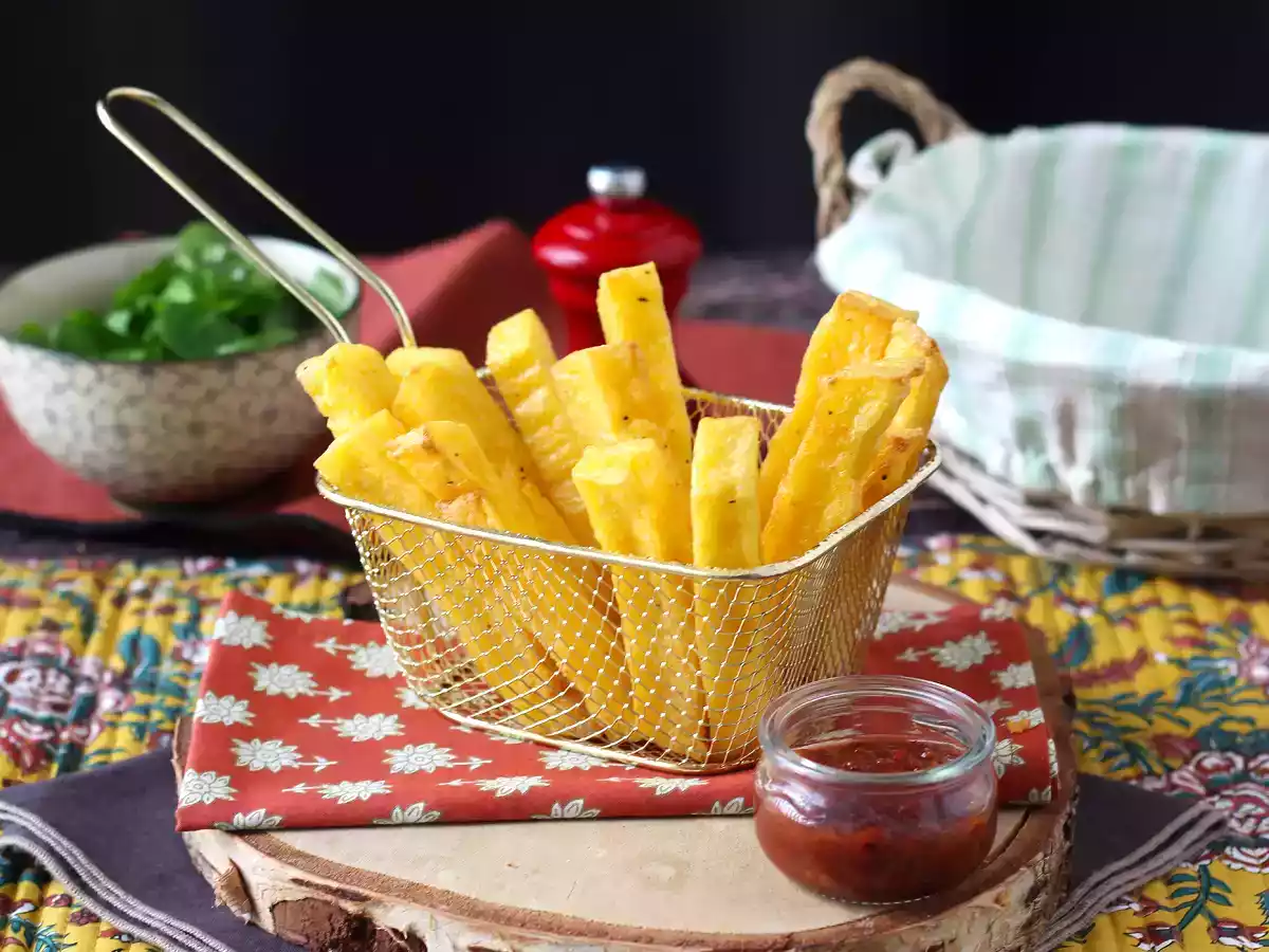 Smažená polenta bez pocitu viny: křupavá, zlatavá a dokonalá ve fritéze Air Fryer! - foto 3