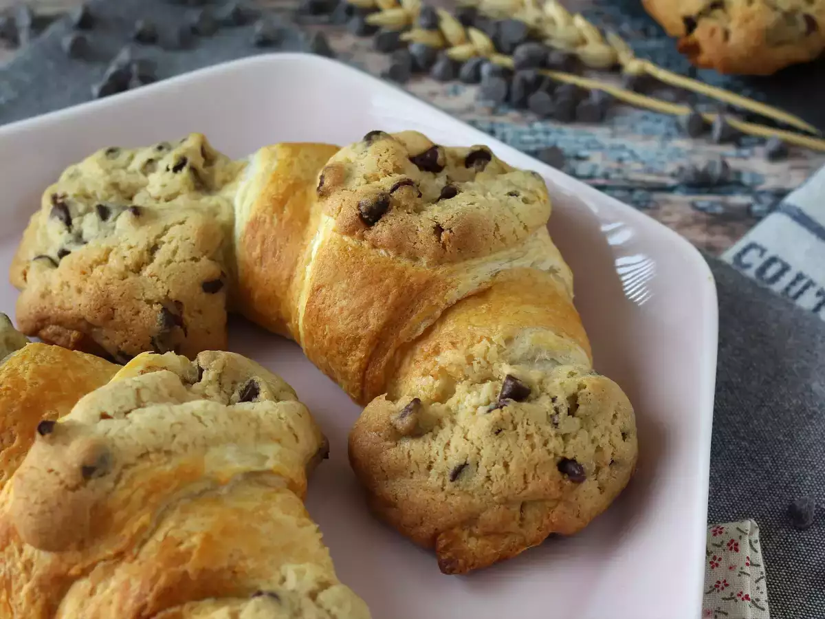 Ultragurmánské a superjednoduché crookies: dokonalá kombinace croissantu a sušenky! - foto 2